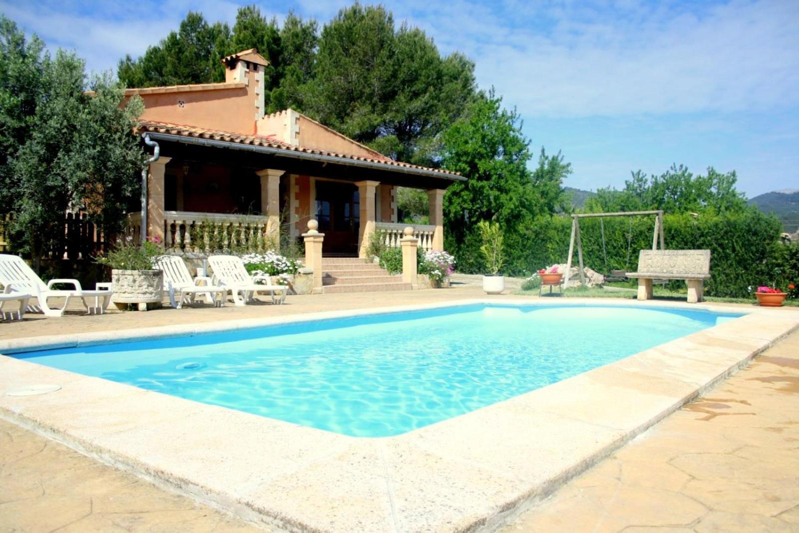 Finca Con Piscina Es Blanquer Vendégház Kültér fotó