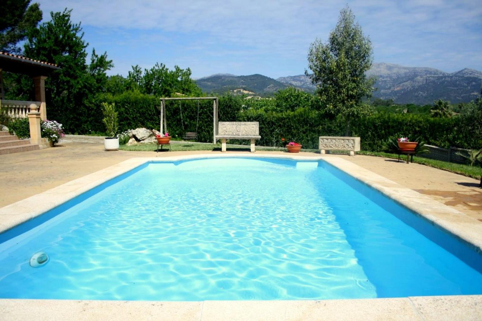 Finca Con Piscina Es Blanquer Vendégház Kültér fotó
