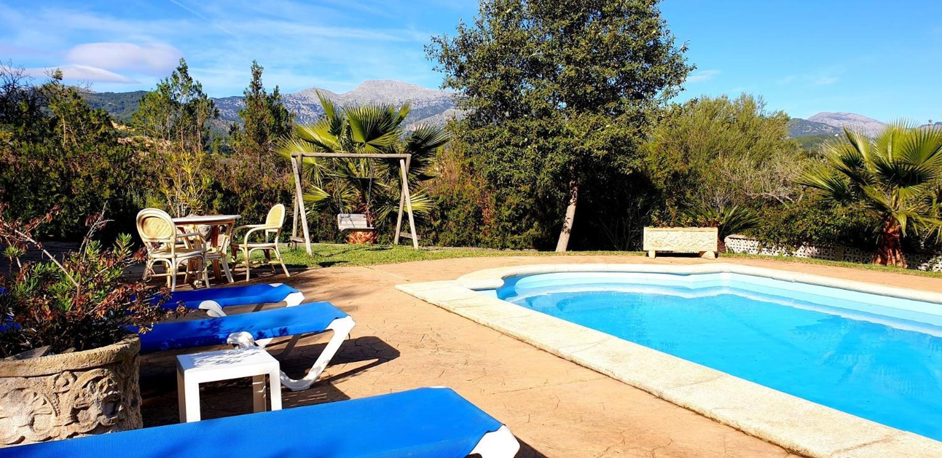 Finca Con Piscina Es Blanquer Vendégház Kültér fotó